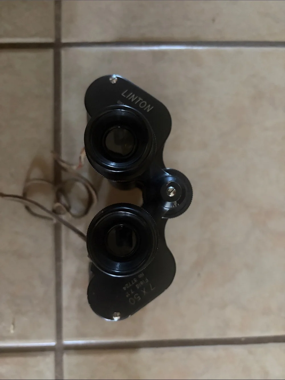 7x50 Black Compact Binoculars - Lightweight Field Optics